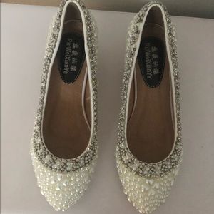 Ruiweixianya size 40 in Chinese, white wedding shoes